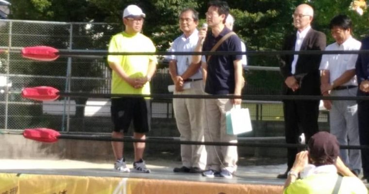 小倉南区・曽根校区のそうめん流し大会、小倉北区・足原校区の夏祭り、門司区・小森江東校区の小東夏祭り、小倉南区・守恒校区の夏祭りもりつね、女子レスリングの入江ゆき選手（北九州市出身）のアジア大会壮行会　衆議院議員　きいたかし　福岡10区　(北九州市門司区・小倉北区・小倉南区)