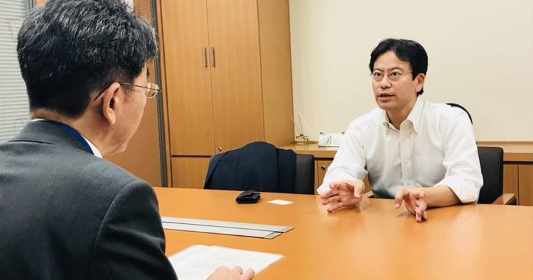 国土交通省から急傾斜地（いわゆるガケ）の災害後の対策について聞き取り確認、民有地の土砂崩れ対策の難しさをここでも実感　衆議院議員　きいたかし　福岡10区　(北九州市門司区・小倉北区・小倉南区)