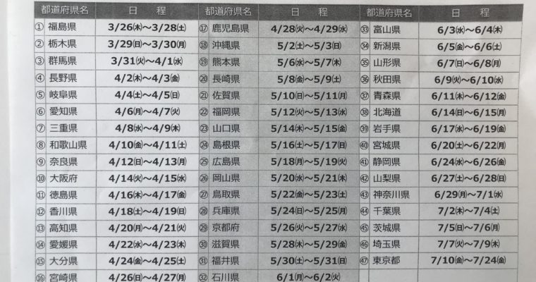 聖火リレーのルートが発表　衆議院議員　きいたかし　福岡10区　(北九州市門司区・小倉北区・小倉南区)