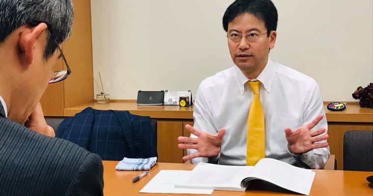 東京オリンピックパラリンピック予算、高校生向けの奨学給付金が流用され教育費未納について会計検査院から聞き取り　衆議院議員　きいたかし　福岡10区　(北九州市門司区・小倉北区・小倉南区)