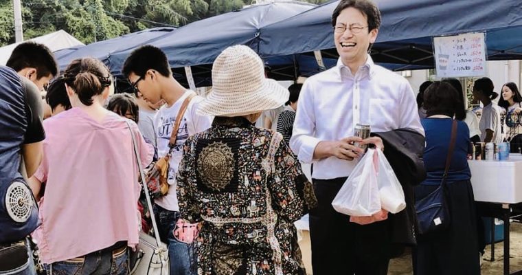 参議院選挙の総括議論、門司区・清見校区の夏祭り、出身の早鞆中学校の後輩のダンスがパワフル　衆議院議員　きいたかし　福岡10区　(北九州市門司区・小倉北区・小倉南区)