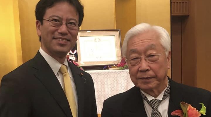 旭日重光章を受章された九州旅客鉄道株式会社相談役の石原進氏の祝賀会　衆議院議員　きいたかし　福岡10区　(北九州市門司区・小倉北区・小倉南区)