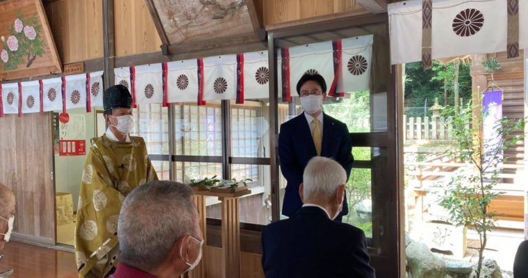 小倉南区・守恒校区のラジオ体操、小倉南区・蒲生八幡神社の秋季大祭神事　衆議院議員　きいたかし　福岡10区　(北九州市門司区・小倉北区・小倉南区)