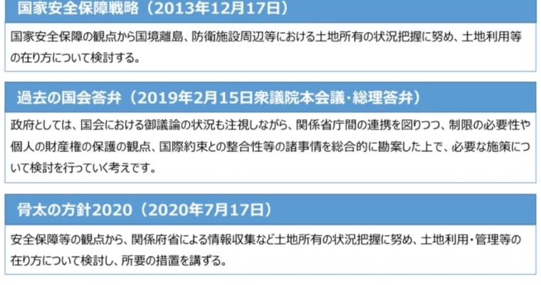外国資本による土地買収問題について（衆議院議員　きいたかし　福岡10区　北九州市門司区・小倉北区・小倉南区）