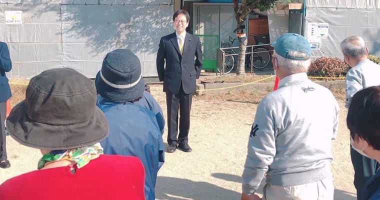 小倉北区・足立校区のグラウンドゴルフ大会、門司区・大里南校区の大里南ふれあい祭り、立憲民主党福岡県連第1回常任幹事会、百万夏祭りのイベントの一つゲリラ花火（衆議院議員　きいたかし　福岡10区　北九州市門司区・小倉北区・小倉南区）