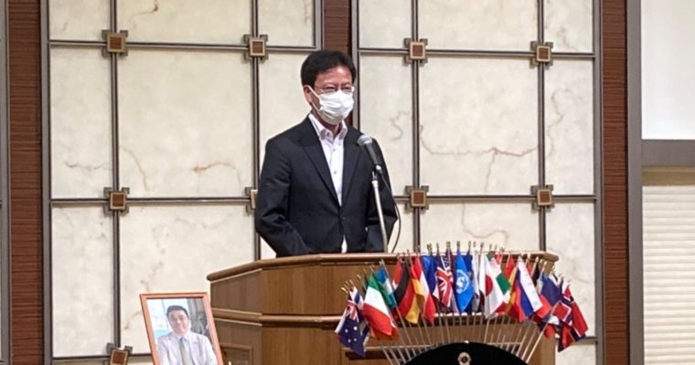 大先輩を追悼、社会貢献への遺志を継ぐ　衆議院議員　きいたかし　福岡10区（北九州市門司区・小倉北区・小倉南区）