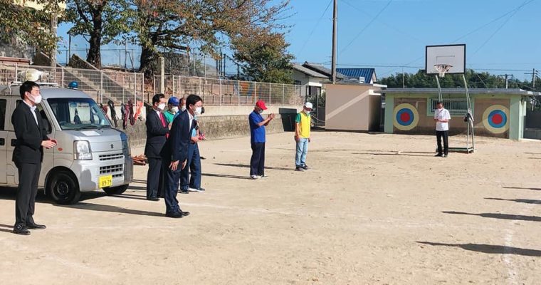 朽網校区グラウンドゴルフ大会、世界平和パゴダの保存維持の取り組み　衆議院議員 きいたかし 福岡10区(北九州市門司区・小倉北区・小倉南区)