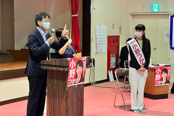 佐賀選挙区「小野つかさ」候補の応援で神埼市へ　衆議院議員 きいたかし 福岡10区(北九州市門司区・小倉北区・小倉南区)
