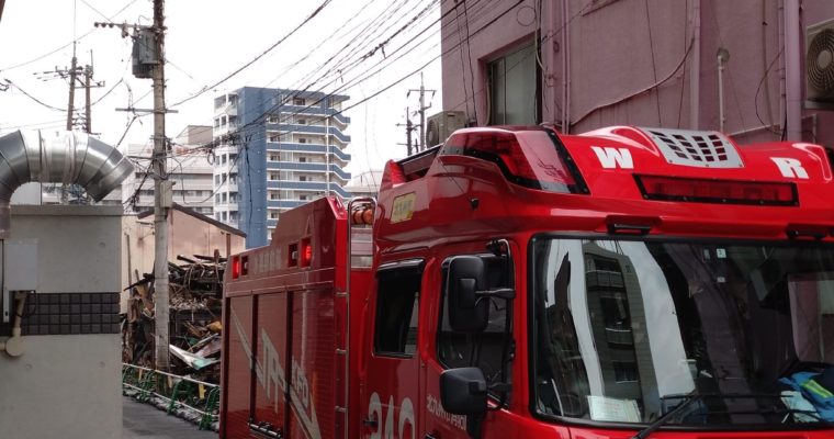 再びの火災に見舞われた旦過市場を視察　衆議院議員　きいたかし　福岡10区（北九州市門司区・小倉北区・小倉南区）