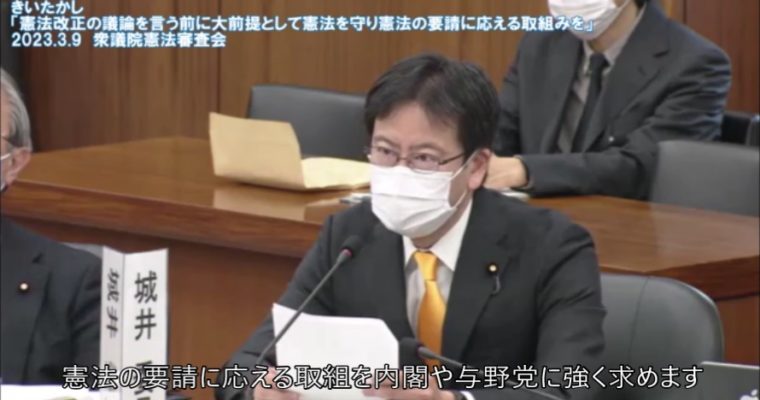 憲法審査会での発言ダイジェスト動画　