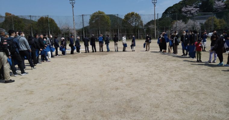 門司高校創立100周年の人文字イベントに参加　衆議院議員　きいたかし　福岡10区（北九州市門司区・小倉北区・小倉南区）