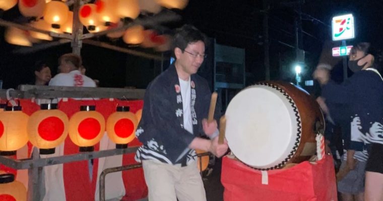 田野浦提灯山、故郷の伝統芸能を受け継ぐ　衆議院議員　きいたかし　福岡10区（北九州市門司区・小倉北区・小倉南区）