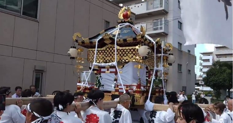 4年ぶりの平松神輿　衆議院議員　きいたかし　福岡10区（北九州市門司区・小倉北区・小倉南区）