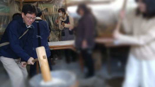 年末の餅つきをハシゴ　衆議院議員　きいたかし　福岡10区（北九州市門司区・小倉北区・小倉南区）