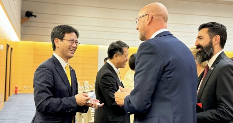 スウェーデン王国国会交通通信委員会訪問団と懇談　衆議院議員　きいたかし　福岡10区（北九州市門司区・小倉北区・小倉南区）
