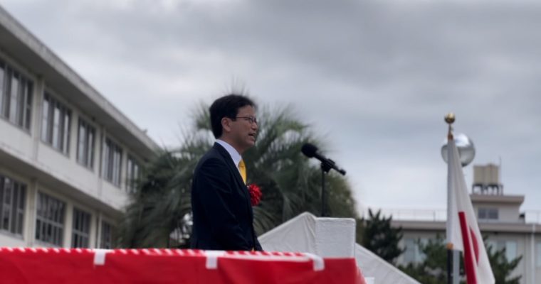 小倉駐屯地創立68周年式典へ　衆議院議員　きいたかし　福岡10区（北九州市門司区・小倉北区・小倉南区）