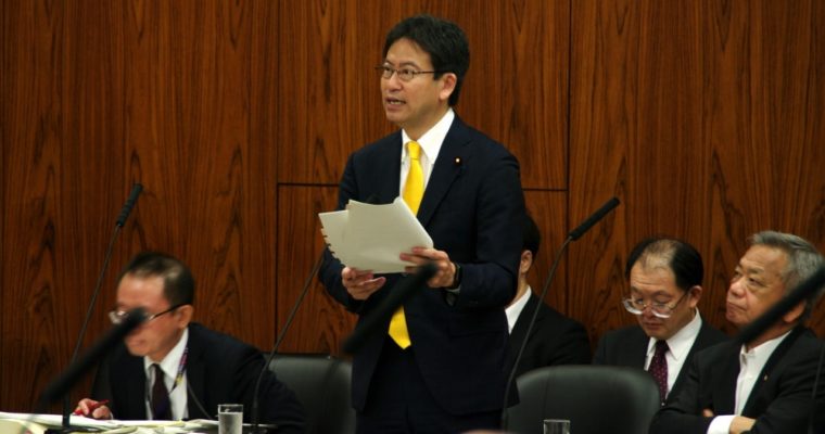 参議院国交委で立憲修正案提出者として答弁に　衆議院議員　きいたかし　福岡10区（北九州市門司区・小倉北区・小倉南区）