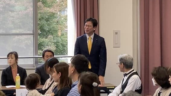 田野浦提灯山太鼓を子ども達と披露　衆議院議員　きいたかし　福岡10区（北九州市門司区・小倉北区・小倉南区）