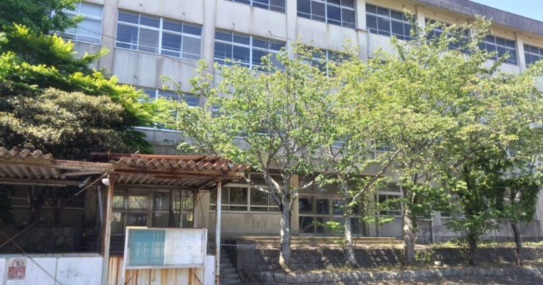 門司高校、最後の校舎見学会。