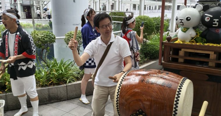 小倉祇園太鼓が本番真っ盛り。